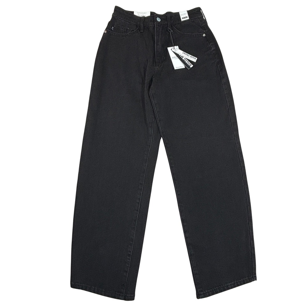 Judy Blue Marlow Arc Leg HighWaist Black Jeans Rigid Front Stretch Back 1/25 NWT